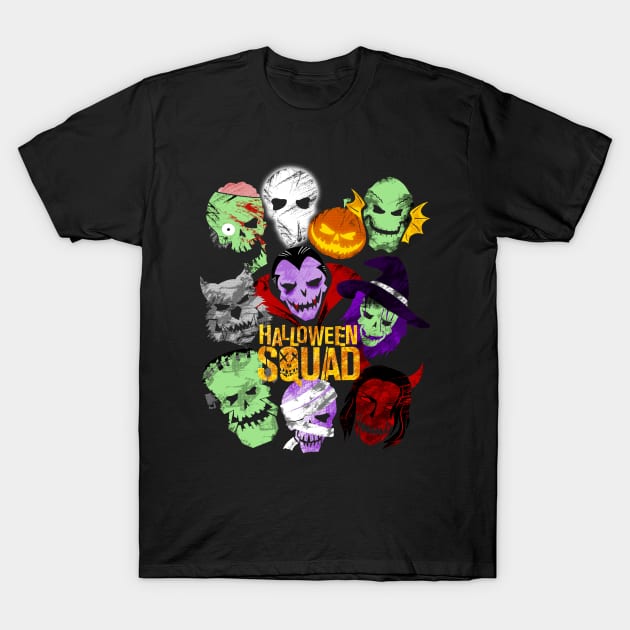 Halloween Squad T-Shirt by BuckRogers